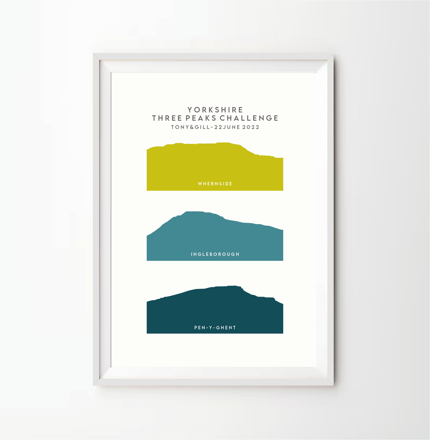 Yorkshire Three Peaks Challenge Stack Print