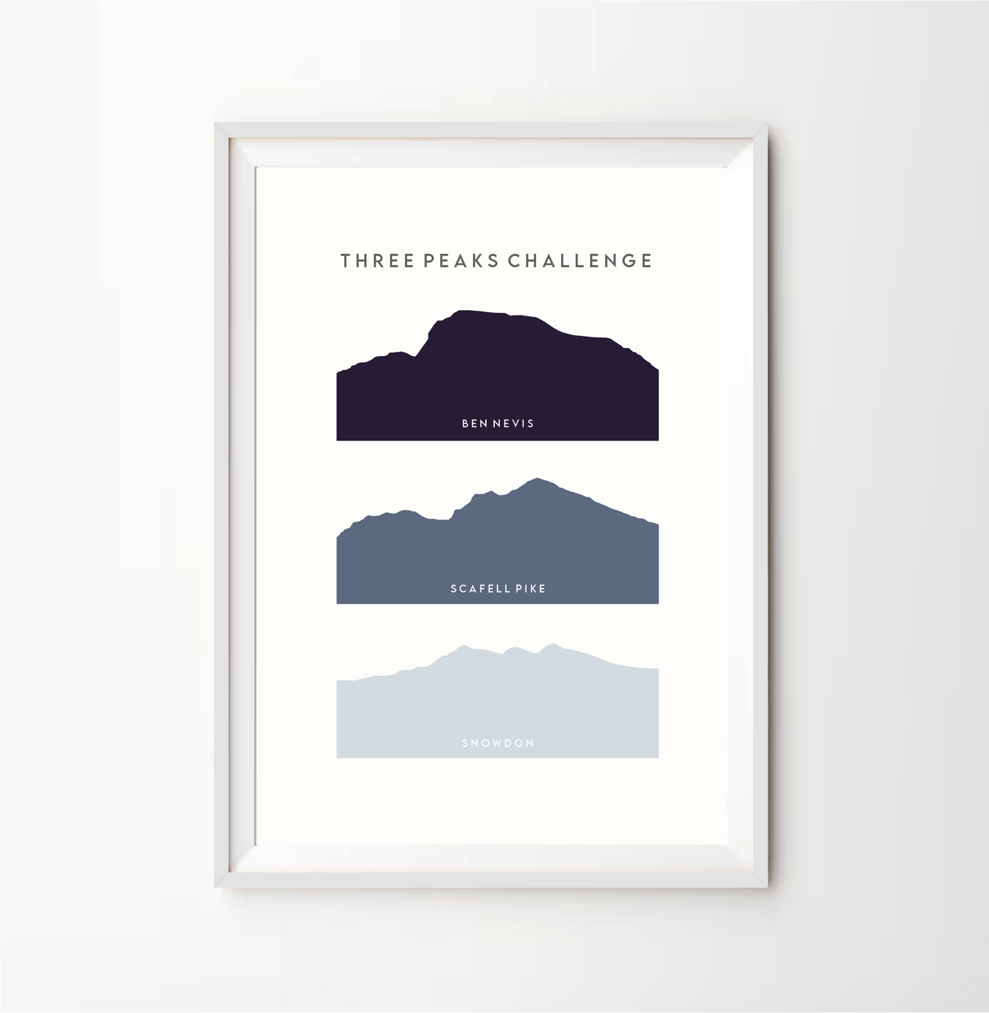 Three Peaks Challenge Stack Print