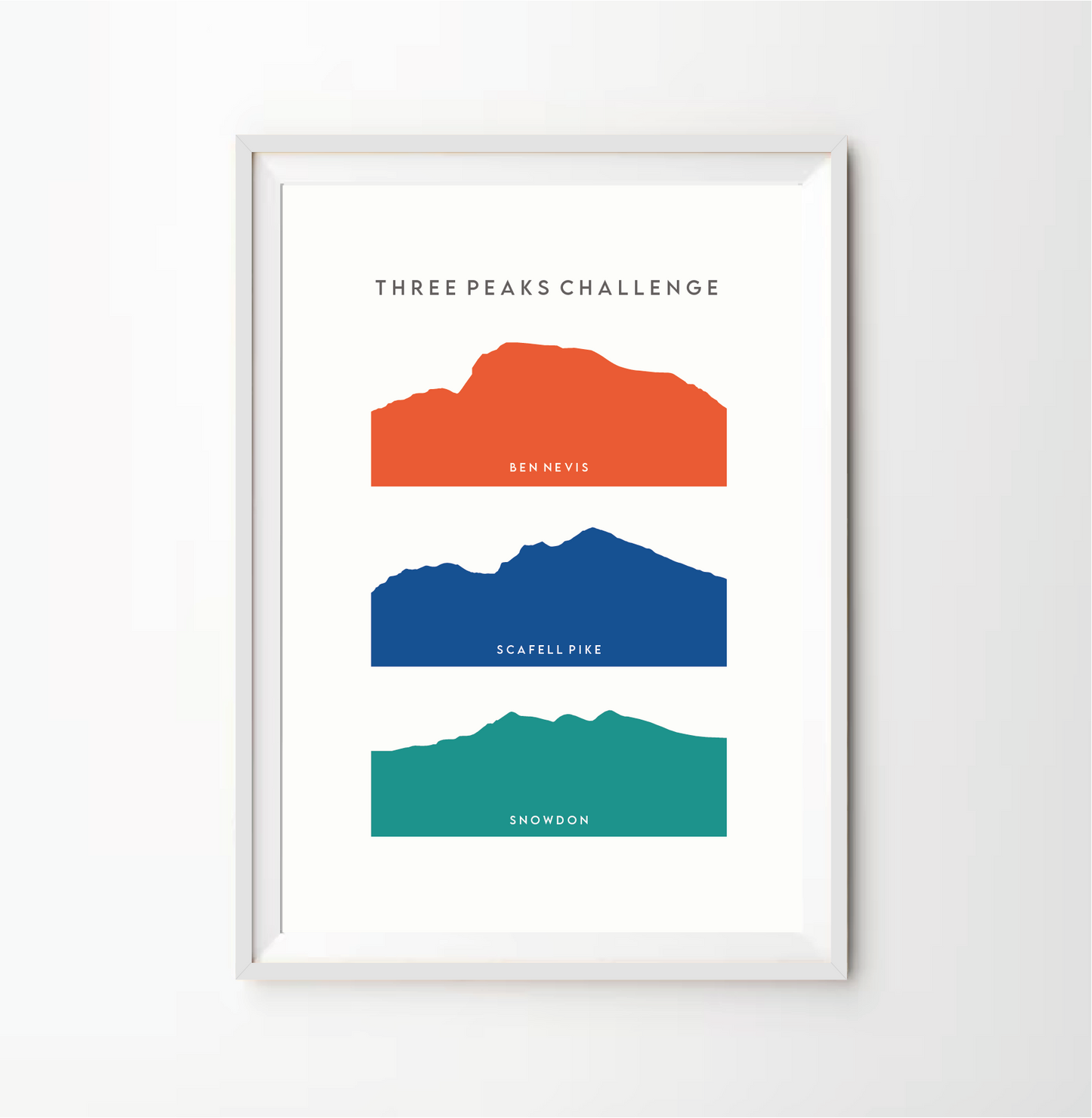 Three Peaks Challenge Stack Print