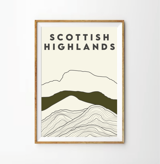 Scottish Highlands National Park Print