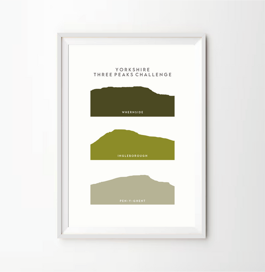 Yorkshire Three Peaks Challenge Stack Print